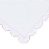 Scallop Frame Embroidered Cotton Percale Duvet Set-Duvet-Parc Decor