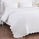 Scallop Frame Embroidered Cotton Percale Duvet Set-Duvet-Parc Decor