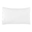 Scallop Frame Embroidered Cotton Percale Pillowcase Pair