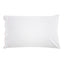 Scallop Frame Embroidered Cotton Percale Pillowcase Pair