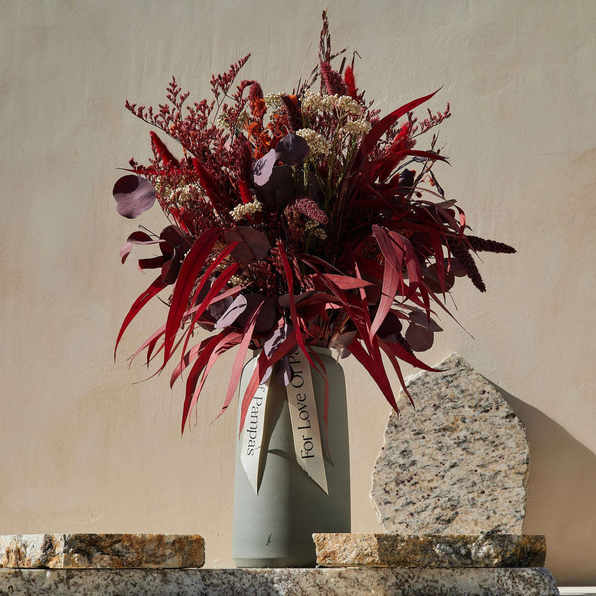 Scarlet Bouquet-dried bouquet-Parc Decor