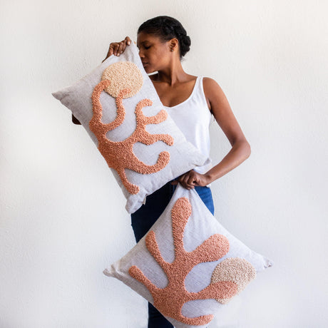 Sea Coral Throw Pillow