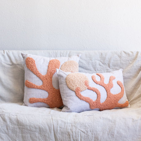 Sea Coral Throw Pillow-Pillows-Parc Decor