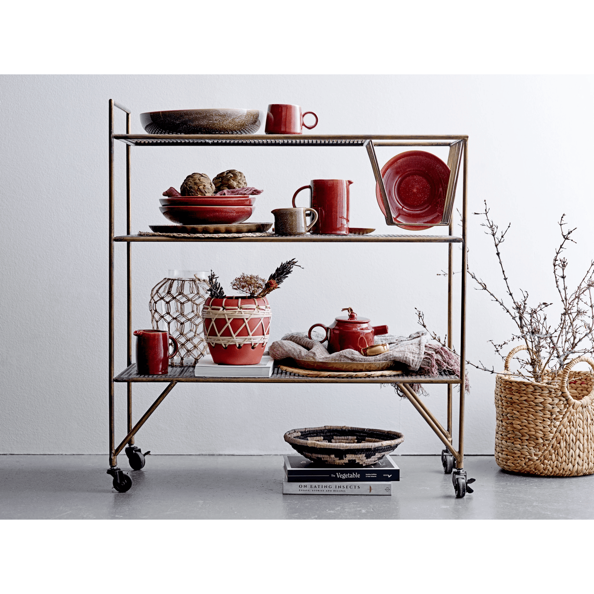 Seagrass Storage Baskets with Handles, Set of 2-Baskets-Parc Decor