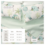 Seaside Collection Quilt Set-Quilts & Comforters-Parc Decor