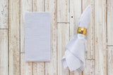 Seersucker Everyday Napkins, set of four-Napkins-Parc Decor
