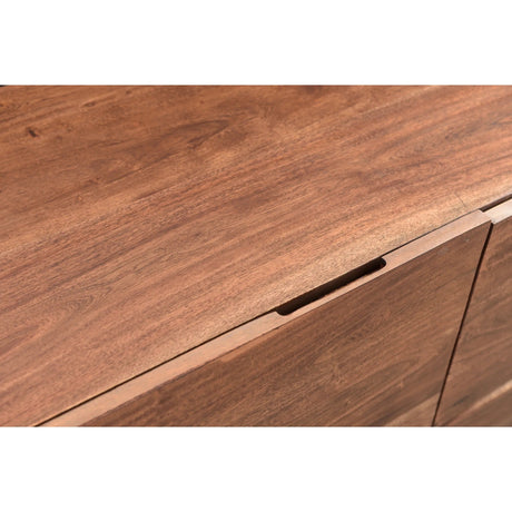 Seesham Live Edge Sideboard with Gold Legs-Sideboard-Parc Decor