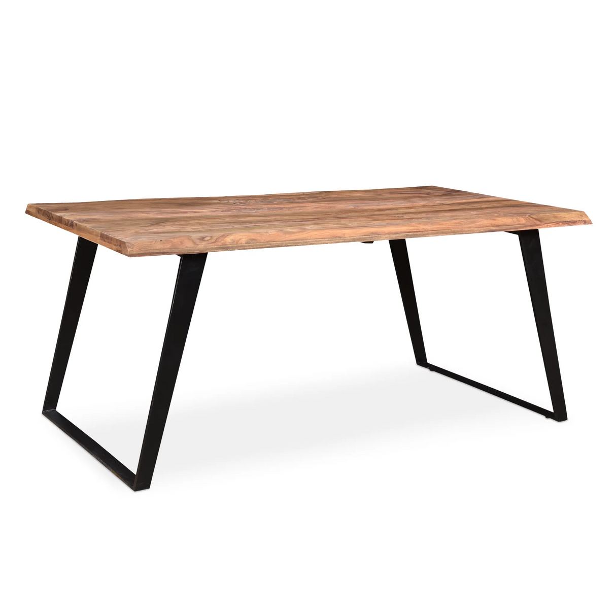 Seesham Wood Live Edge Dining Table-Dining Table-Parc Decor