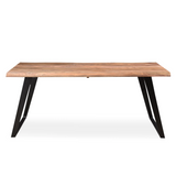 Seesham Wood Live Edge Dining Table-Dining Table-Parc Decor