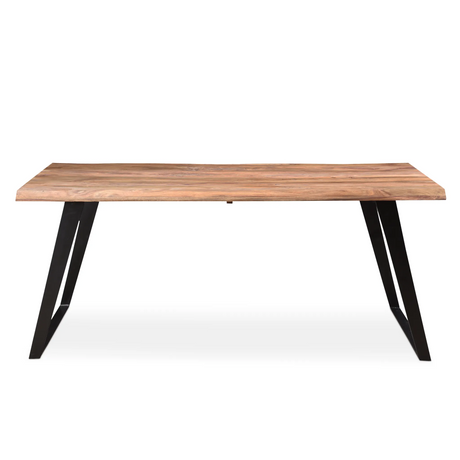 Seesham Wood Live Edge Dining Table-Dining Table-Parc Decor