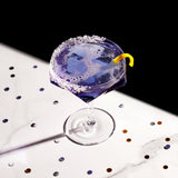 Seneca Diamond Crystal Martini Glasses Set of 2-product_type::stemmed_cocktail_glasses-Parc Decor