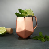 Seneca Faceted Copper Moscow Mule Mug-product_type::stemless_cocktail_glasses-Parc Decor