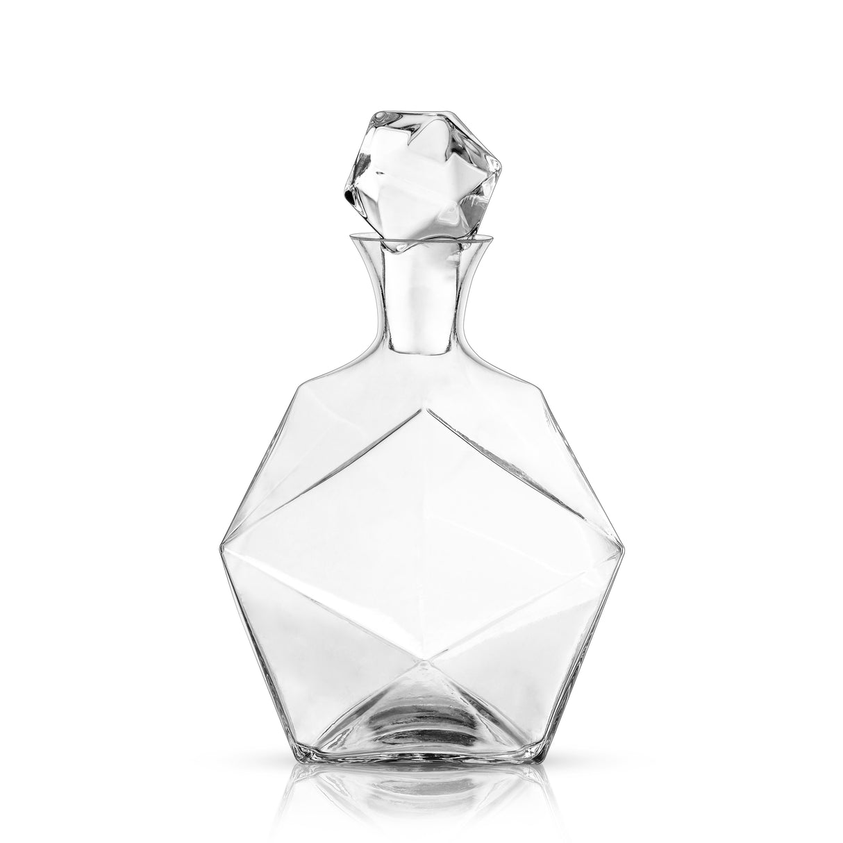 Seneca Faceted Crystal Liquor Decanter-product_type::liquor_decanters-Parc Decor