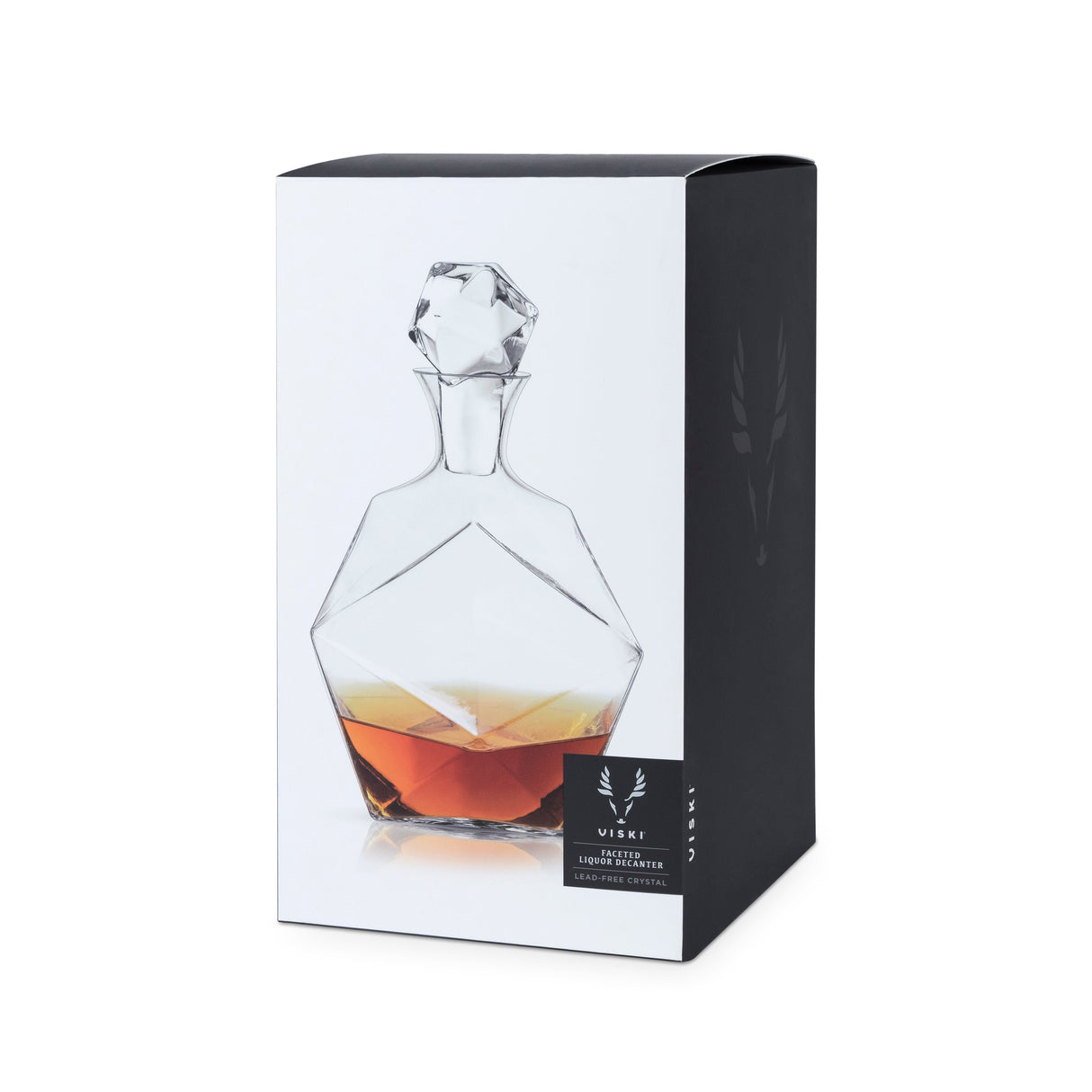 Seneca Faceted Crystal Liquor Decanter-product_type::liquor_decanters-Parc Decor
