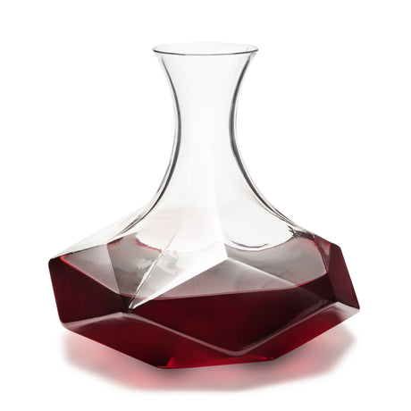 Seneca Faceted Crystal Wine Decanter-product_type::wine_decanters-Parc Decor