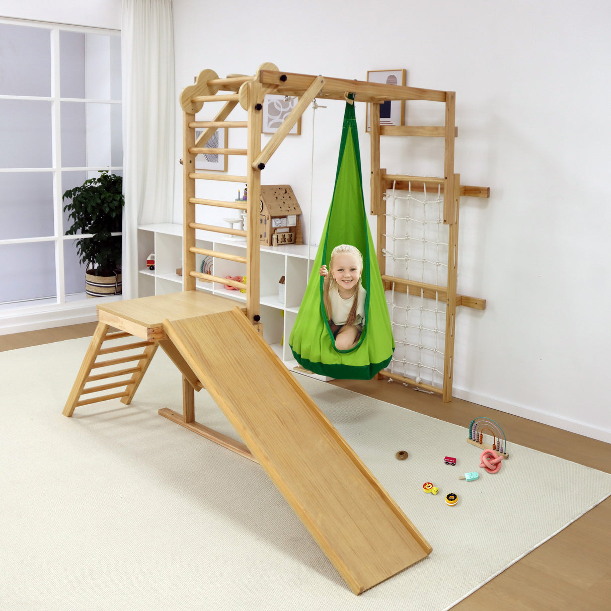 Sensory Swing Hammock – Tear Drop Attachment for Grove, Walnut, Neem & Betula Indoor Climbers-Indoor-Parc Decor