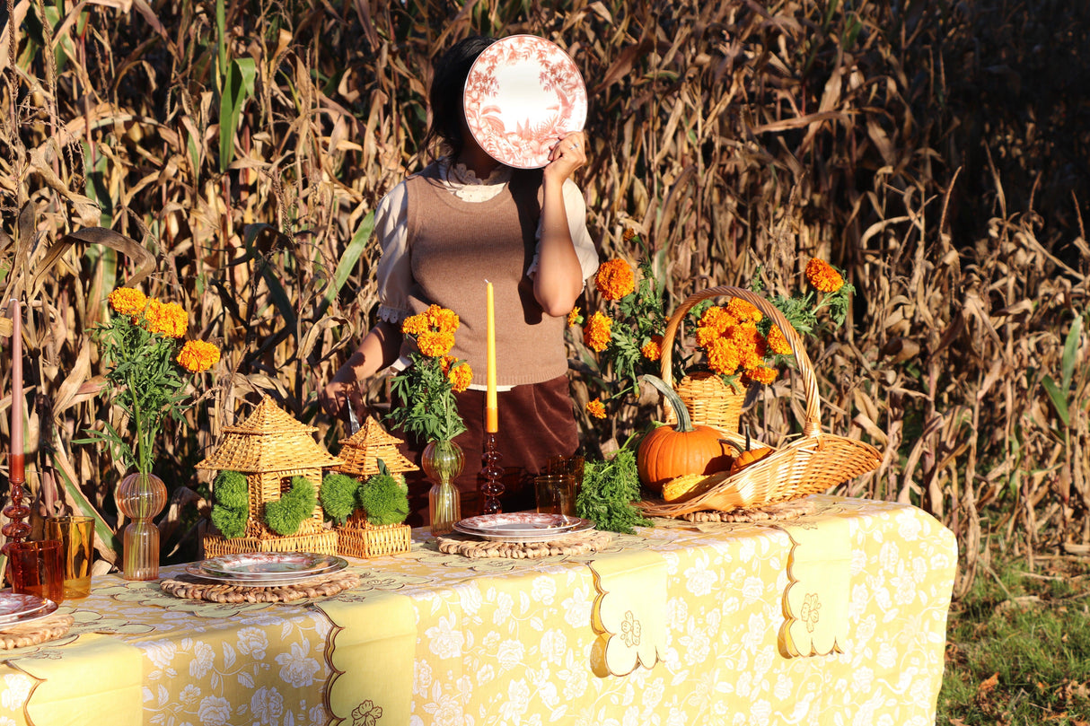 Sepia Estate Dinner Plate - Set of 4 (+1 Bonus Plate)-Dinner Plate-Parc Decor