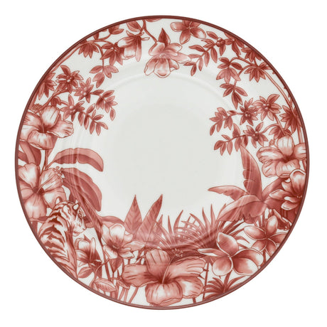 Sepia Estate Porcelain Dinner Plates – Set of 4 (+1 Bonus Plate)