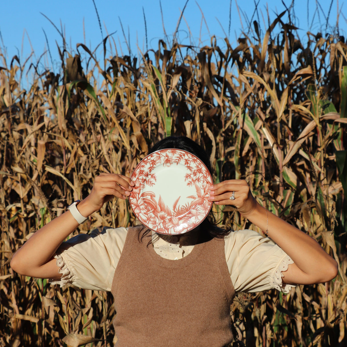 Sepia Estate Starter Plate - Set of 4 (+1 Bonus Plate)-Starter Plate-Parc Decor