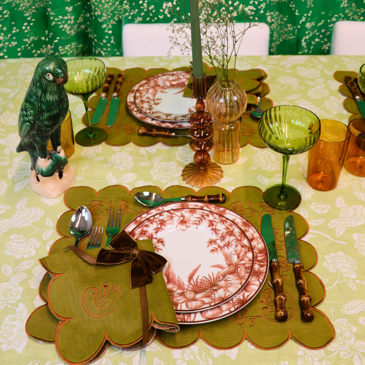 Sepia Estate Starter Plate - Set of 4 (+1 Bonus Plate)-Starter Plate-Parc Decor