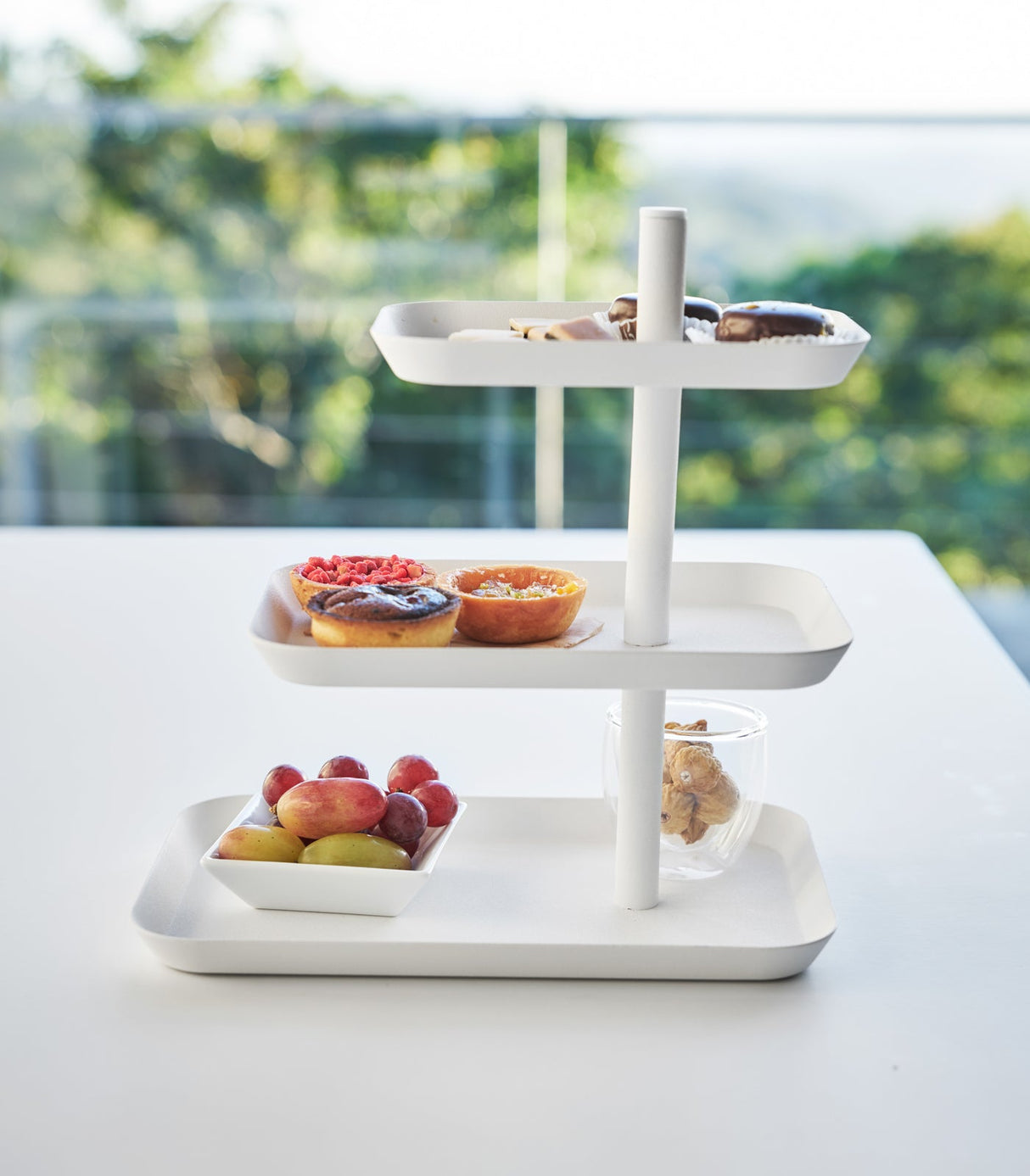 Serving Stand - Steel-Food Display-Parc Decor