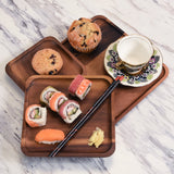 set of 3 Acacia Plates - 1 each size-Tabletop-Parc Decor