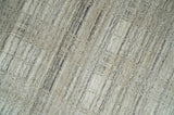 Shaded Beige 8x10 Hand Made Blended Wool Flatwoven Area Rug