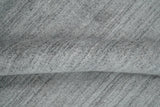 Shaded Silver Gray Scandinavian 5x7 Blended Bamboo Silk Flatwoven Area Rug, Dinning, Kids Rug | HL31-Area Rug-Parc Decor