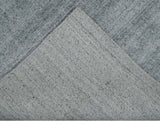 Shaded Silver Scandinavian 5x7 Blended Wool Flatwoven Area Rug, Dinning, Kids Rug | HL29-Area Rug-Parc Decor