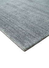 Shaded Silver Scandinavian 5x7 Blended Wool Flatwoven Area Rug, Dinning, Kids Rug | HL29-Area Rug-Parc Decor