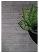Shaded Solid Lavender purple 5x7 Blended bamboo Silk Hand Woven Area Rug