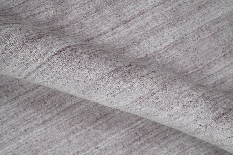 Shaded Solid Lavender purple 5x7 Blended bamboo Silk Hand Woven Area Rug