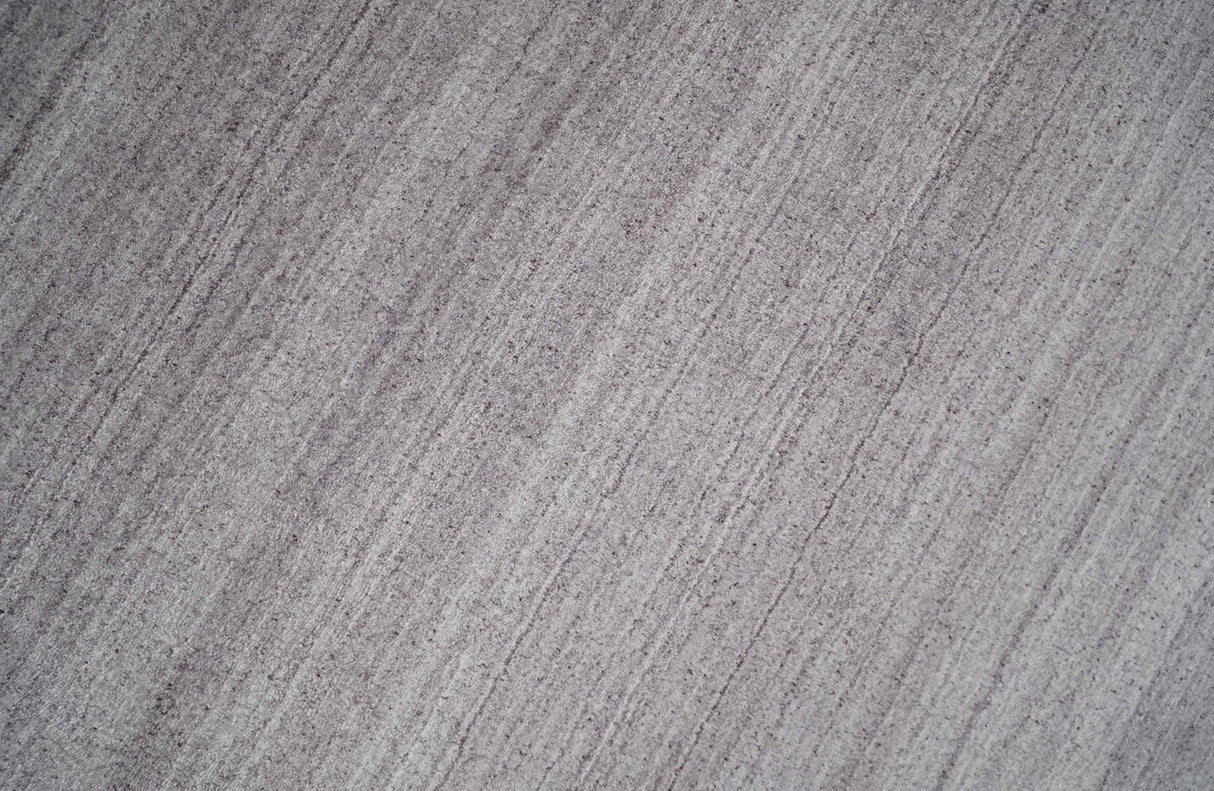 Shaded Solid Lavender purple 5x7 Blended bamboo Silk Hand Woven Area Rug