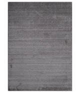 Shaded Solid Lavender purple 5x7 Blended bamboo Silk Hand Woven Area Rug
