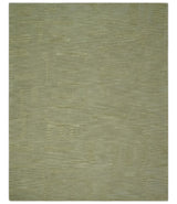Shades Of Olive Modern Abstract Hand Tufted Custom Made wool rug