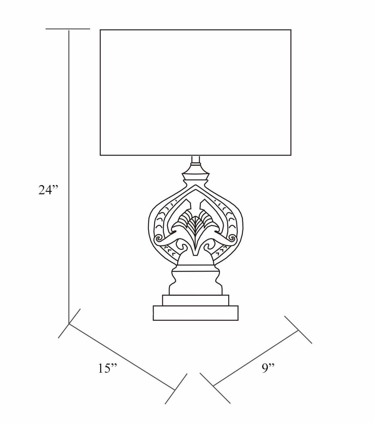 Shaunavon Table Lamp - Clearance-Lighting-Parc Decor