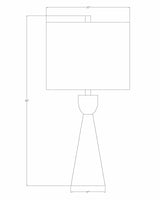 Shchastya Table Lamp-Lighting-Parc Decor