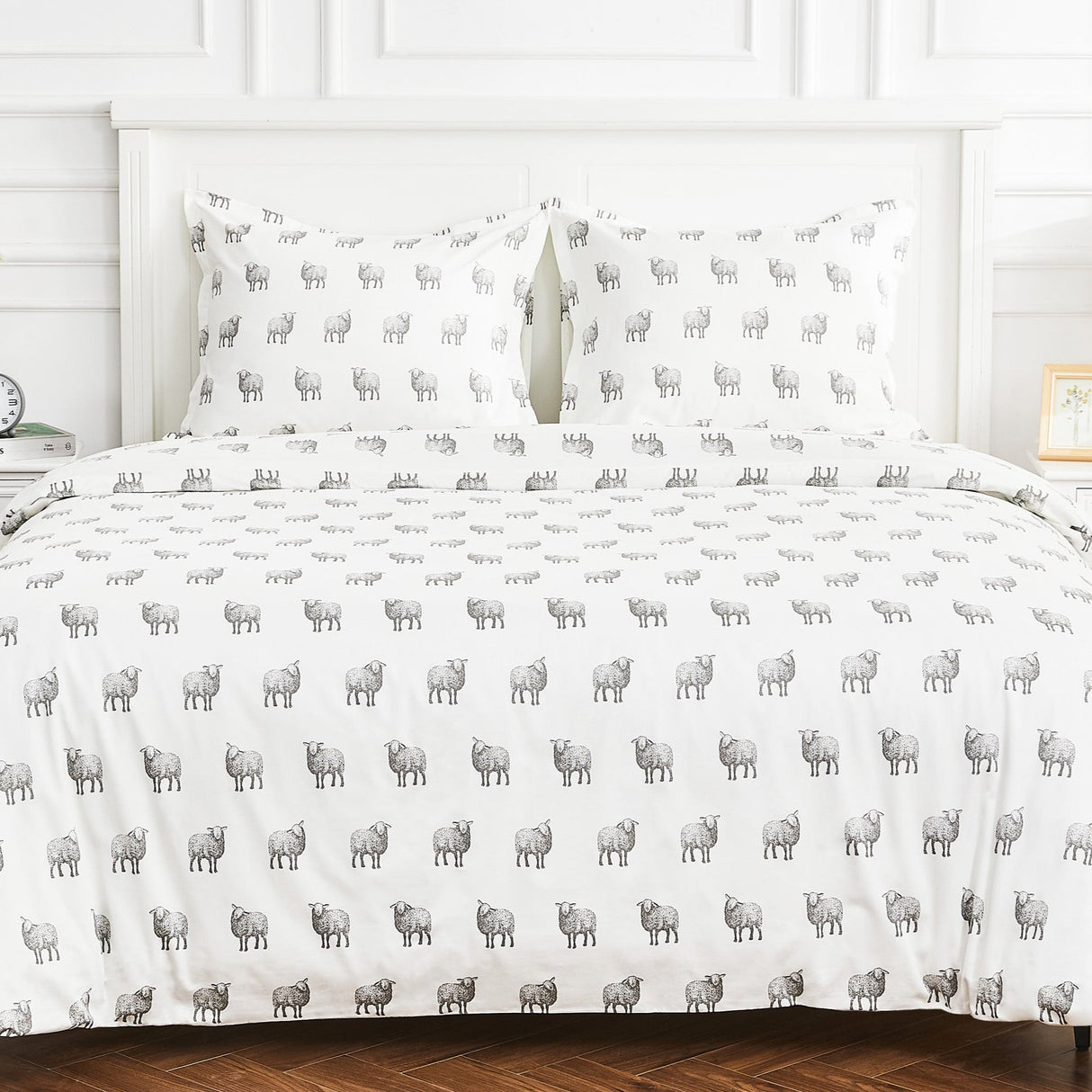 Sheep Printed Duvet Set-Duvets-Parc Decor