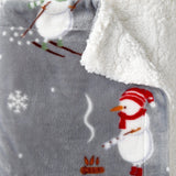 Sherpa Throw Blanket - Eve Collection-Blankets-Parc Decor