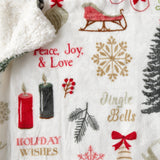 Sherpa Throw Blanket - Eve Collection-Blankets-Parc Decor