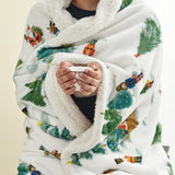 Sherpa Throw Blanket - Eve Collection-Blankets-Parc Decor