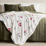 Sherpa Throw Blanket - Eve Collection-Blankets-Parc Decor