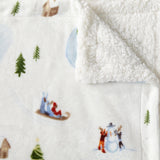 Sherpa Throw Blanket - Hudson Collection