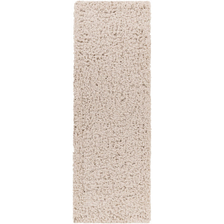 Siari Solid Oatmeal Shag Rug-Rugs-Parc Decor