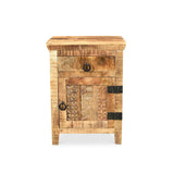 Side Mango Wood Cabinet-End table-Parc Decor