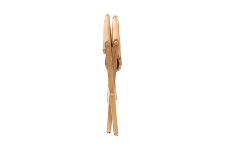 Sierra Natural Teak Outdoor Folding String Seat