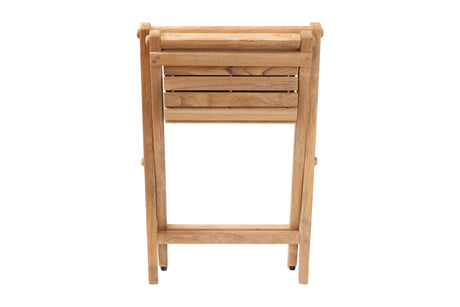 Sierra Natural Teak Outdoor Folding String Seat-Stool-Parc Decor