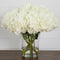 Signature Collection 18” Blooming Hydrangea Artificial Arrangement in Glass Vase-Arrangement-Parc Decor