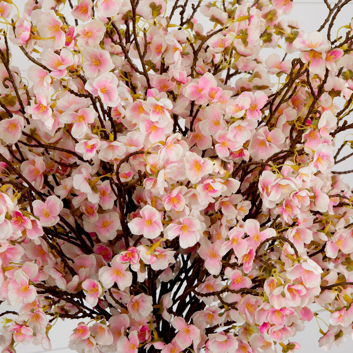 Signature Collection 27” Giant Cherry Blossom Artificial Arrangement in Glass Vase-Arrangement-Parc Decor