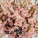 Signature Collection 27” Giant Cherry Blossom Artificial Arrangement in Glass Vase-Arrangement-Parc Decor
